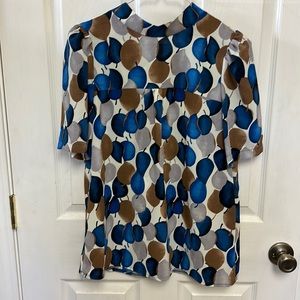 NWT Ladies Short Sleeved Blouse size L